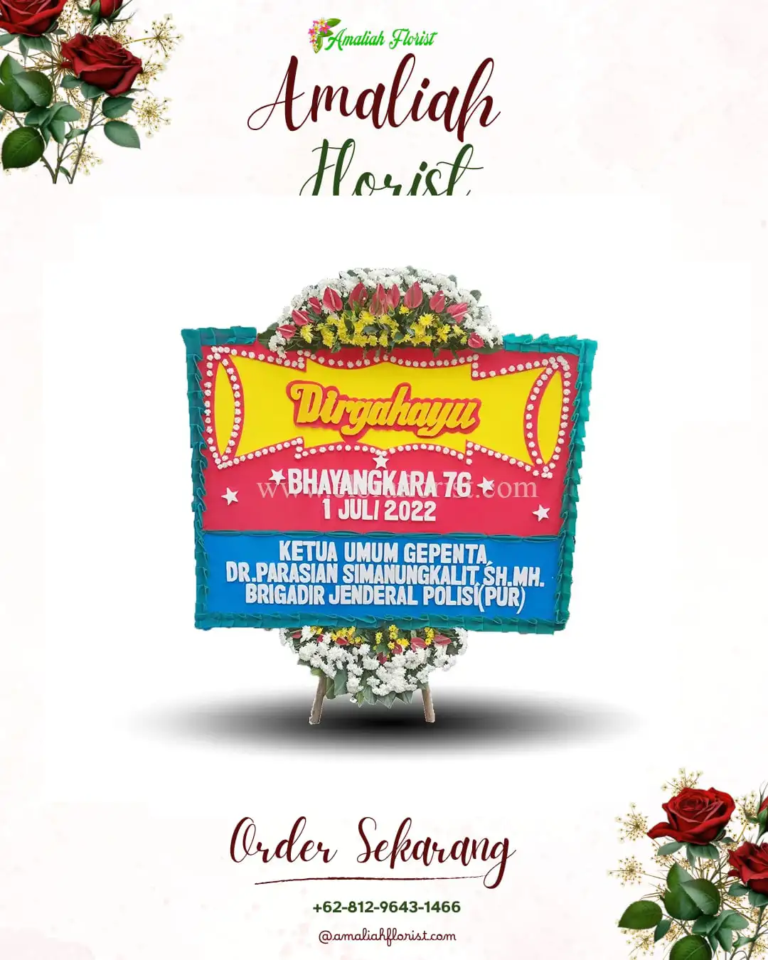 Papan Bunga HUT Ulang Tahun Tegalgot